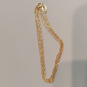 Mariner / anchor 14 K Gold Necklace